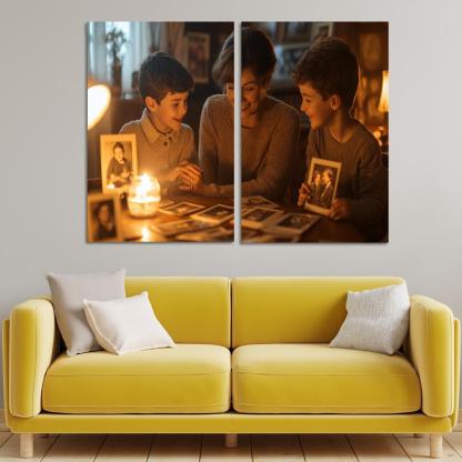 In The Embrace Of Memories A Mothers Legacy Canvas Paintings Frame