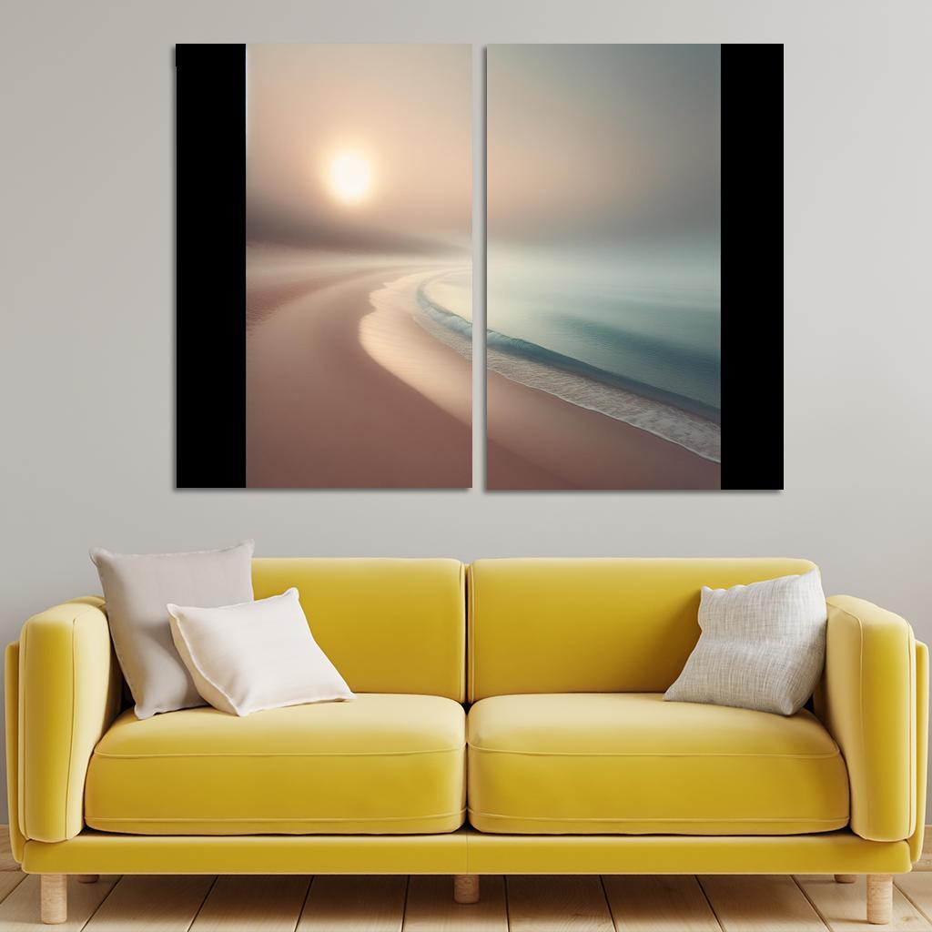 Misty Isle Beach Premium Artwork Frames