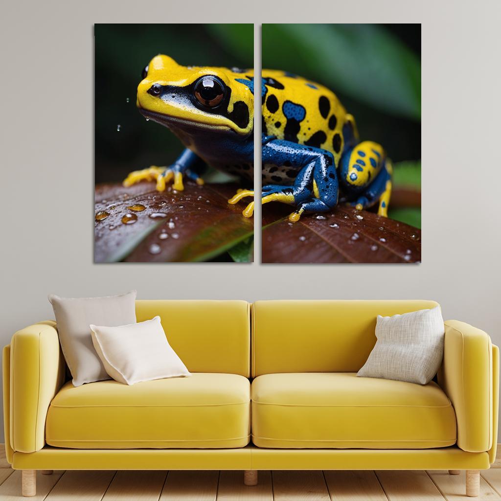 The Colorful Poison Dart Frog Jewel Of The Tropics Modern Paintings Frame