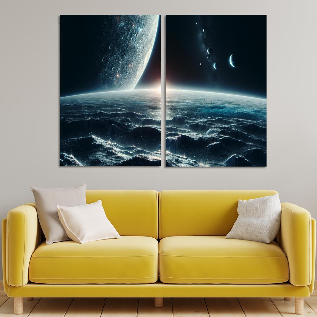 The Chilling Reality Of Ice Worlds Abstract Paintings Frame