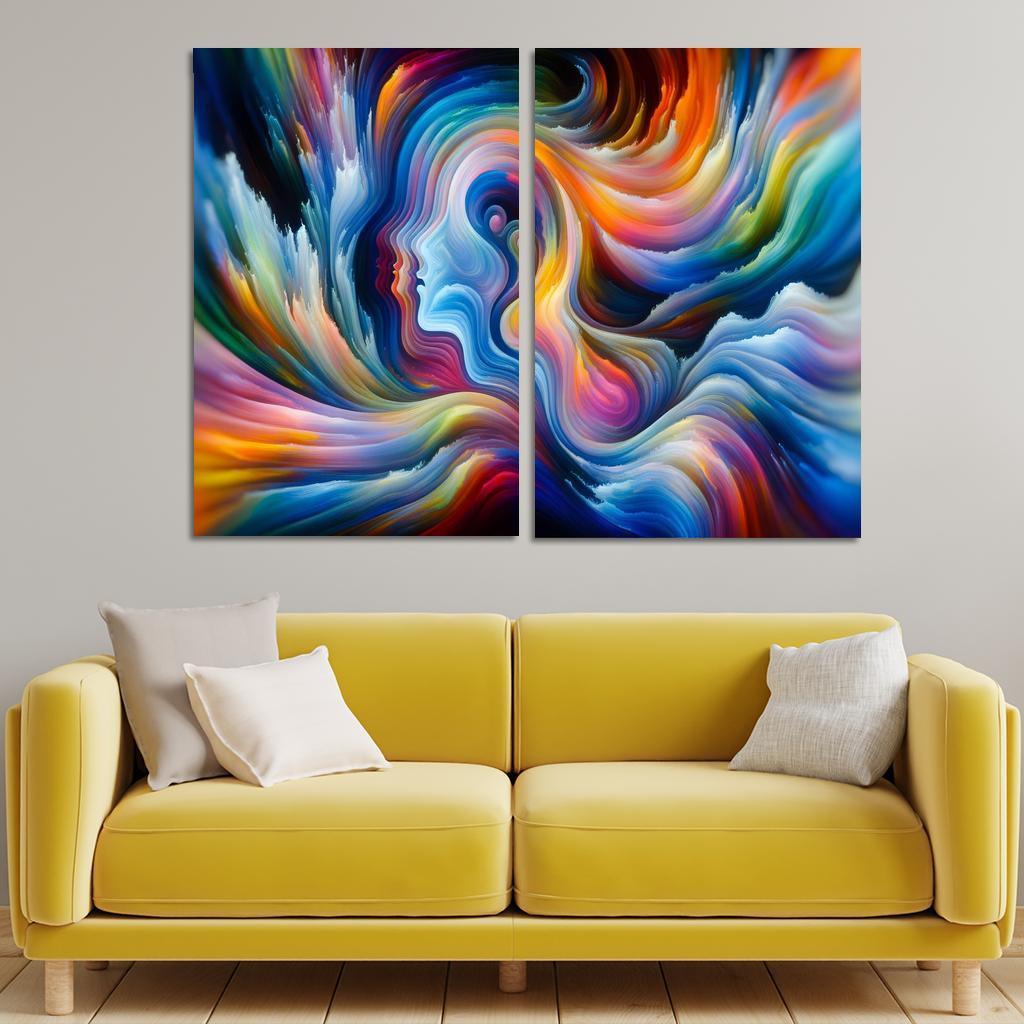 Chroma Of Emotions Premium Artwork Frames