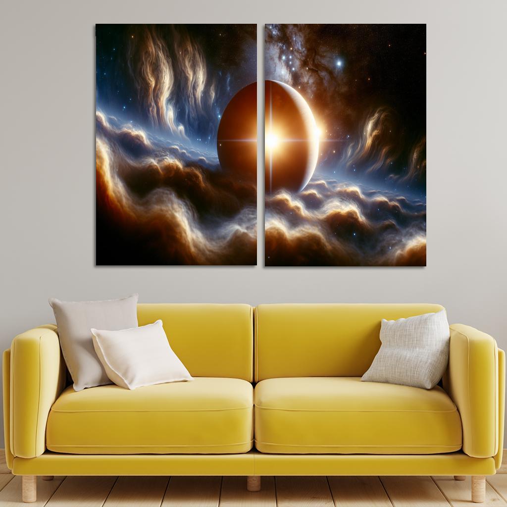 The Fascinating World Of Brown Dwarfs Abstract Paintings Frame