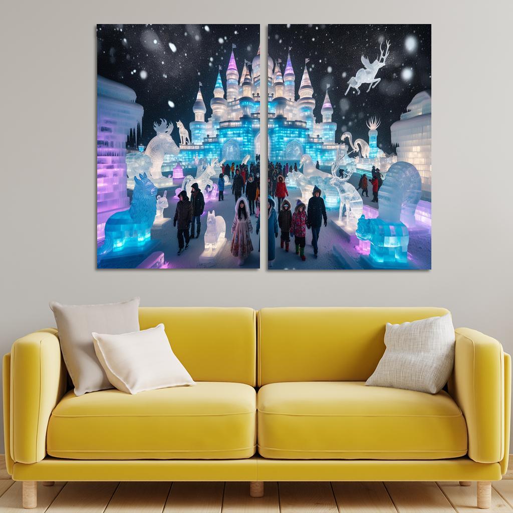 Harbin Ice And Snow Festival - China Framed Paintings