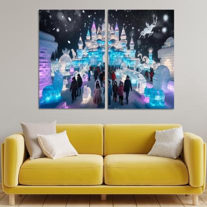 Harbin Ice And Snow Festival - China Framed Paintings