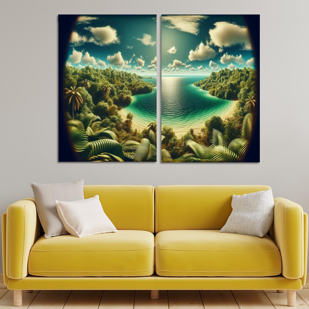 Hidden Lagoon Natural Hot Springs Premium Artwork Frames