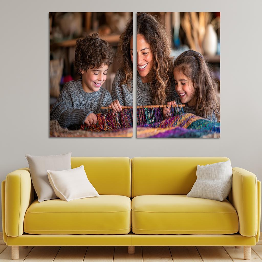 Woven With Love A Mothers Heartfelt Story Canvas Paintings Frame