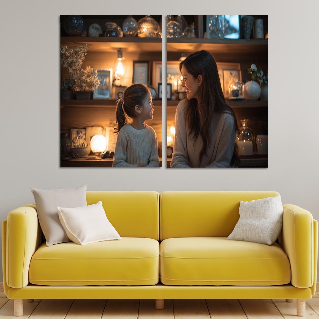 Treasured Heirlooms A Mothers Gifts Canvas Paintings Frame