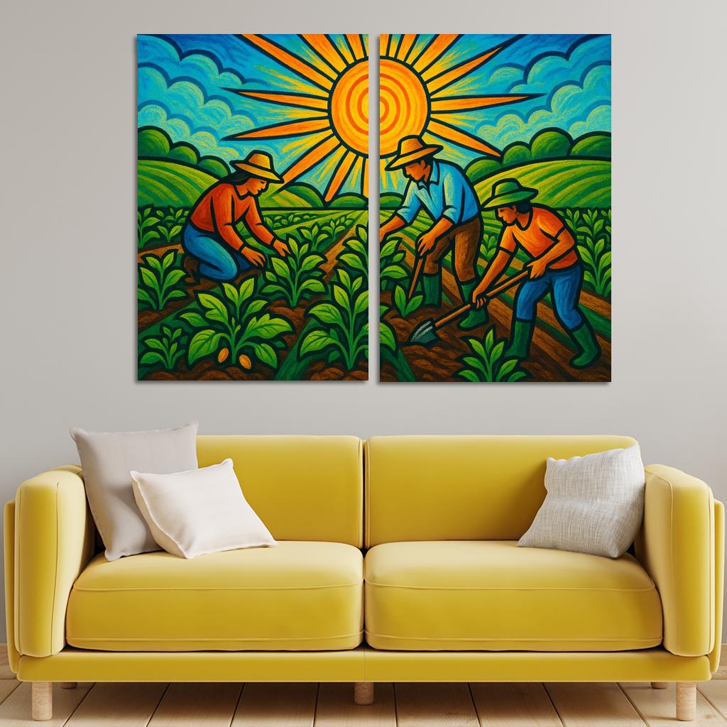 Seeds Of Change Art Advocating Sustainable Agriculture Premium Artwork Frames