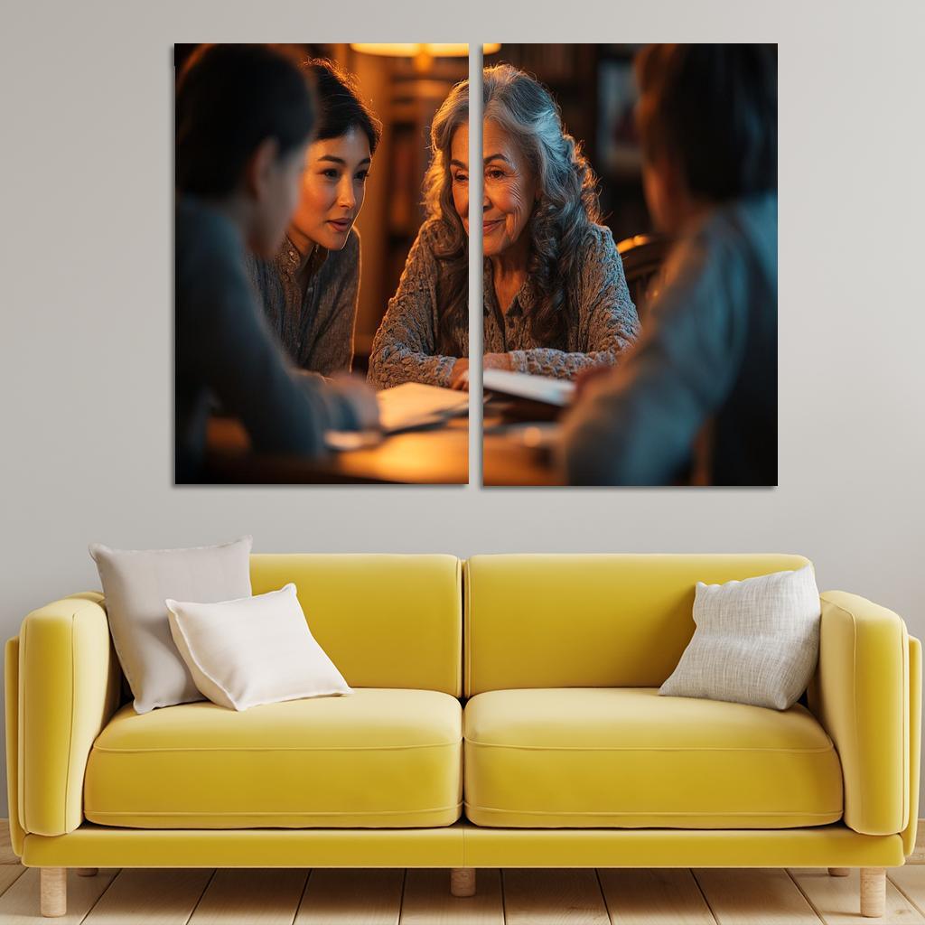 Echoes Of Love A Mothers Guidance Modern Paintings Frame