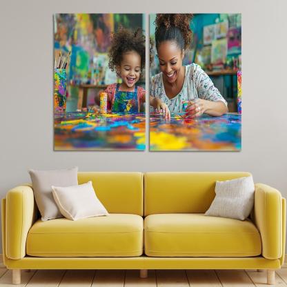 Canvas Of Memories Paintings Of Love Custom Paintings Frame