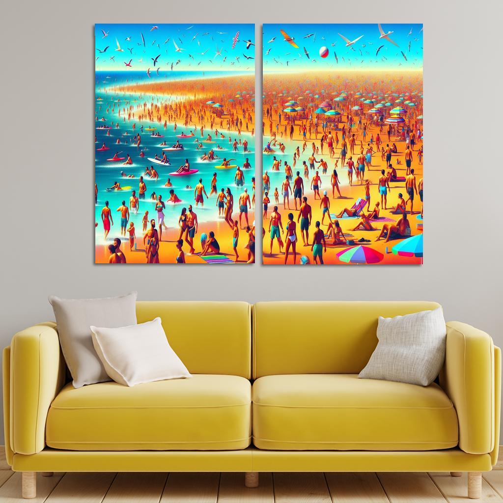 Adventure Island Thrilling Water Sports Custom Paintings Frame