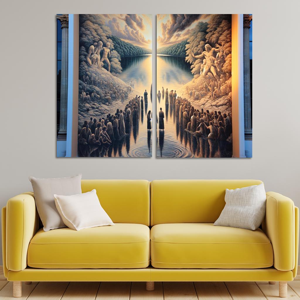 Ripples Of Change Water Rights And Environmental Justice Oil Paintings Frame