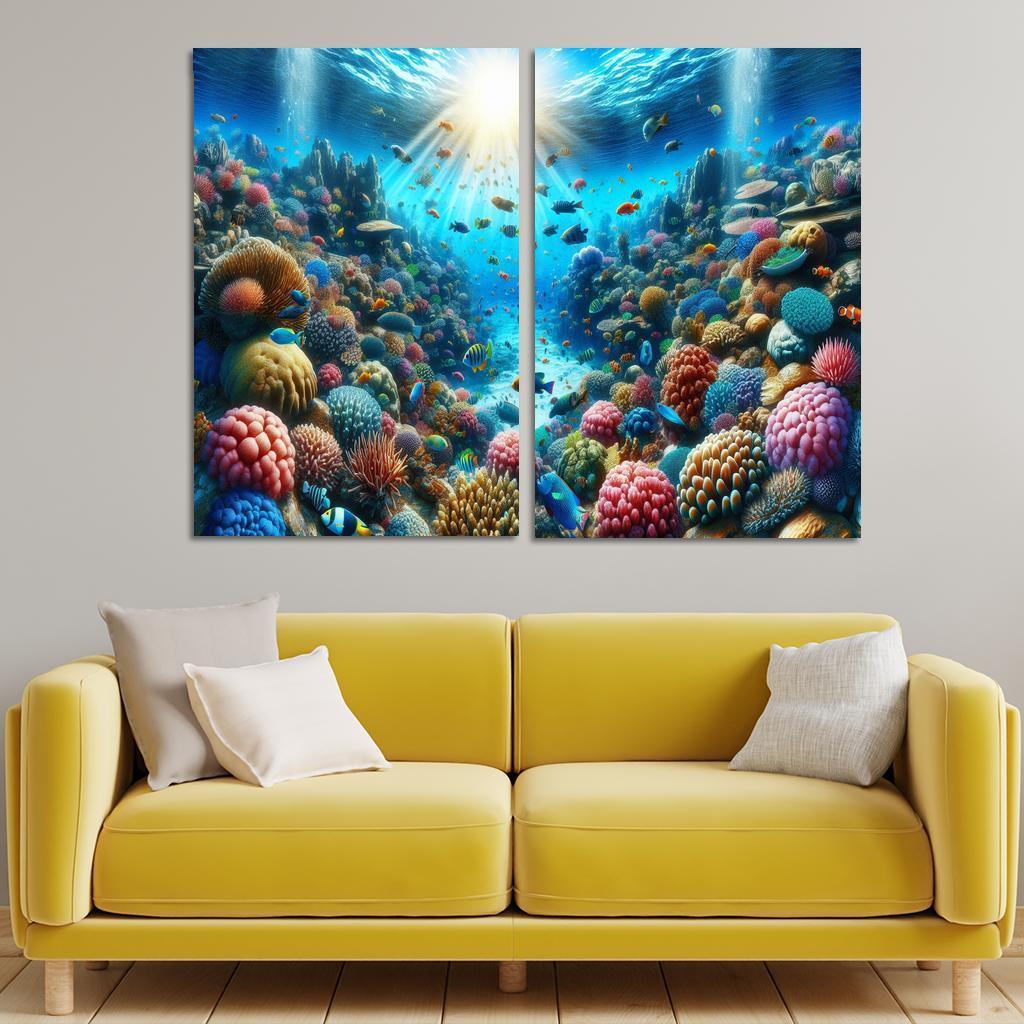 Mystic Waters An Adventure Seekers' Cove Custom Paintings Frame