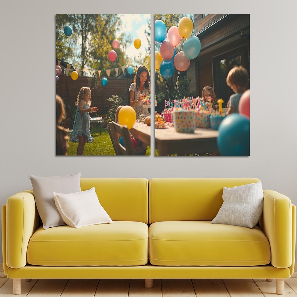 Moments Of Joy A Mothers Celebration Of Life Canvas Paintings Frame