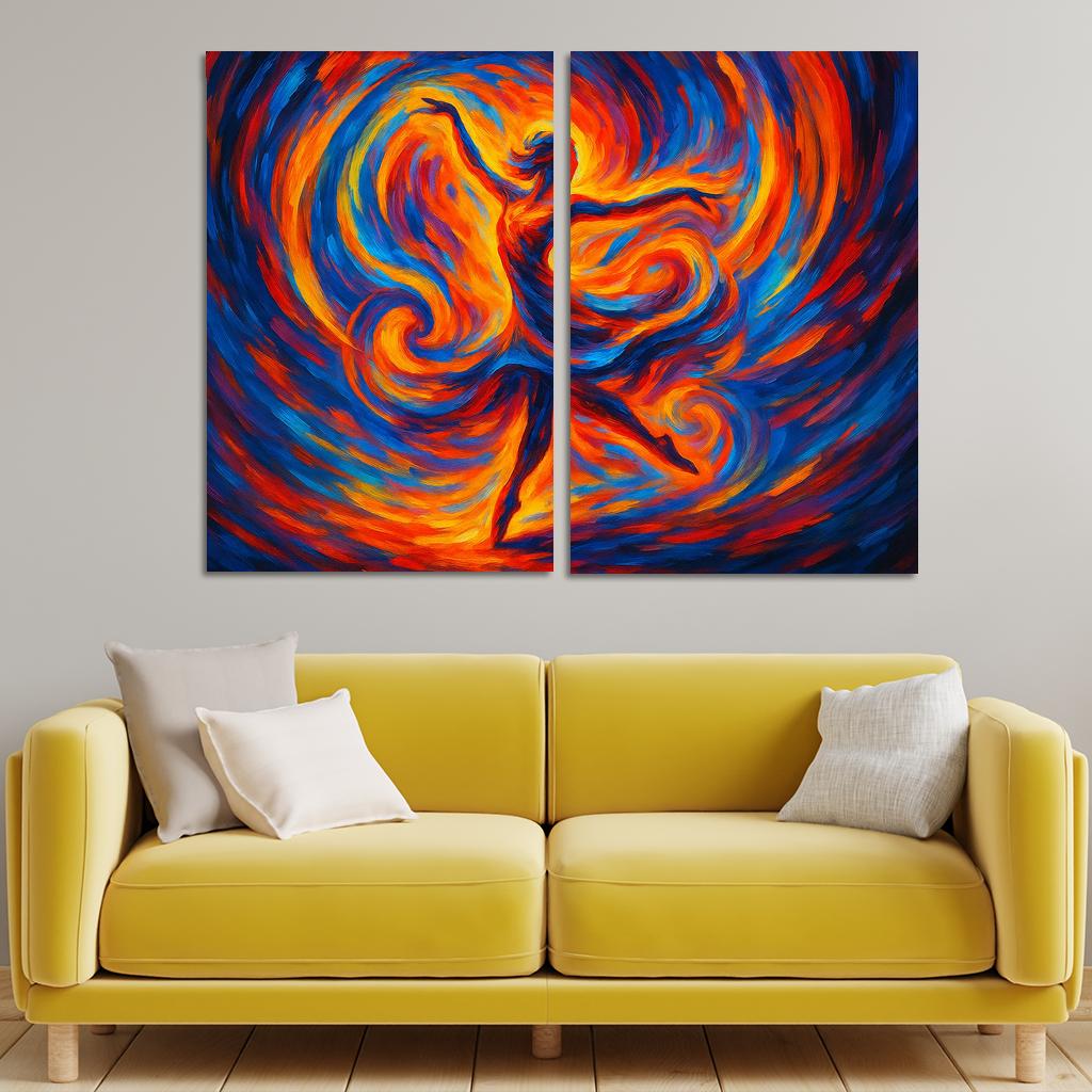 Dance Of The Boundless Spirit Premium Artwork Frames