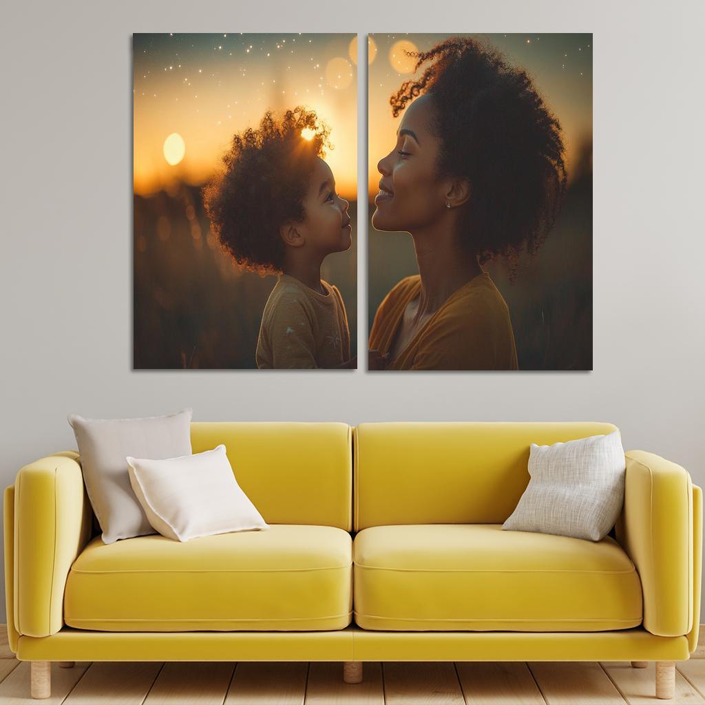 The Journey Of Dreams A Mothers Inspiring Heart Custom Paintings Frame