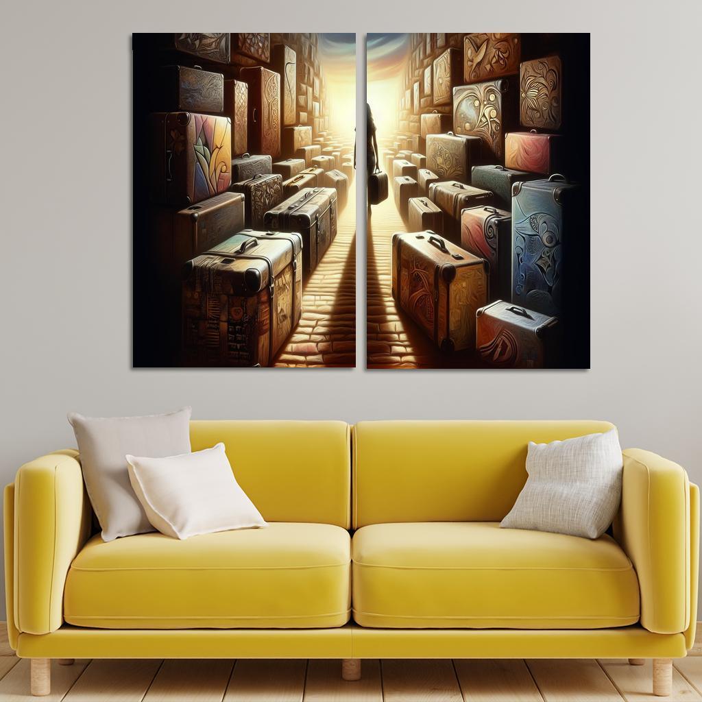 Voices Of Resilience The Refugee Experience Multi-panel Paintings