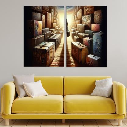 Voices Of Resilience The Refugee Experience Multi-panel Paintings