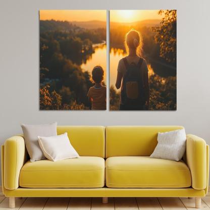 Her Unwavering Spirit A Mothers Strength Canvas Paintings Frame