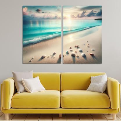 Serene Waters Quiet Coastal Escape Premium Artwork Frames
