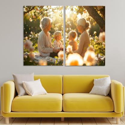 Through Generations The Legacy Of A Mother's Love One-piece Frames