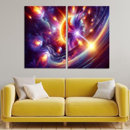 The Allure Of Space Weather Abstract Paintings Frame