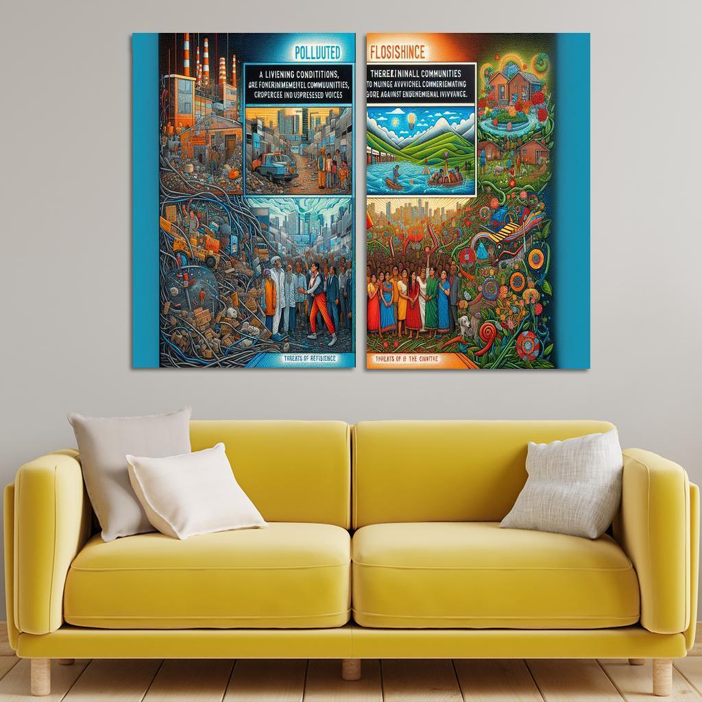 Healing Our Planet A Call For Environmental Justice Multi-panel Paintings