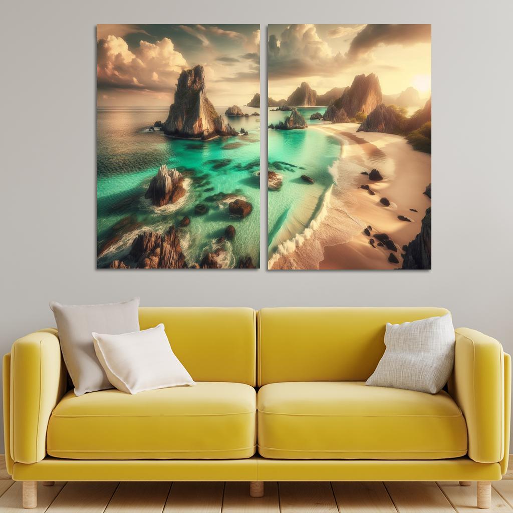 Crystal Shore An Art Lover's Escape Custom Paintings Frame