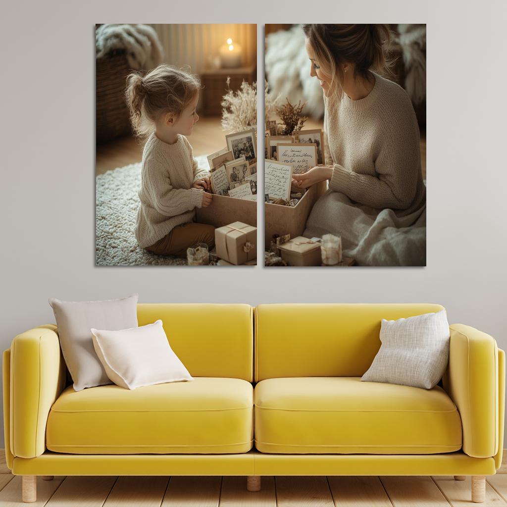 Treasured Keepsakes Memories In Time Custom Paintings Frame