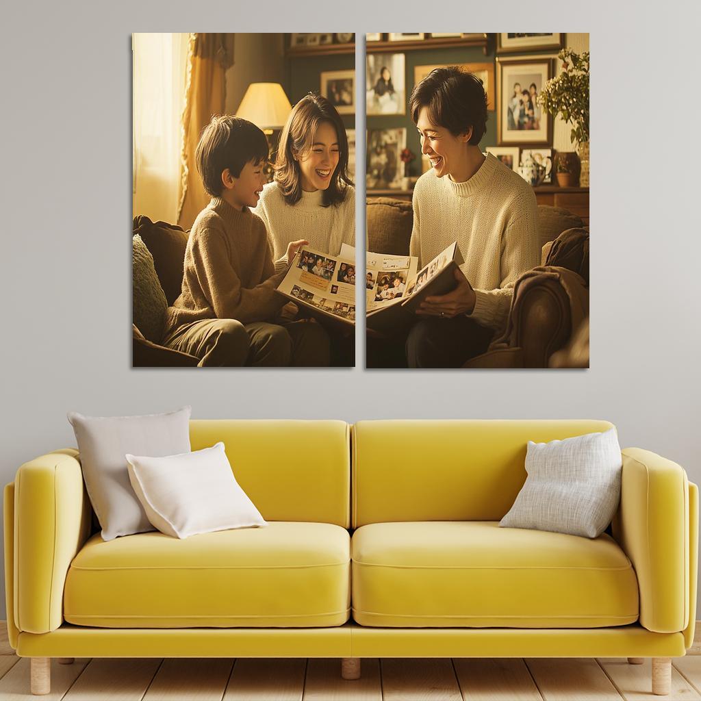 Through The Years A Mothers Journey Custom Paintings Frame