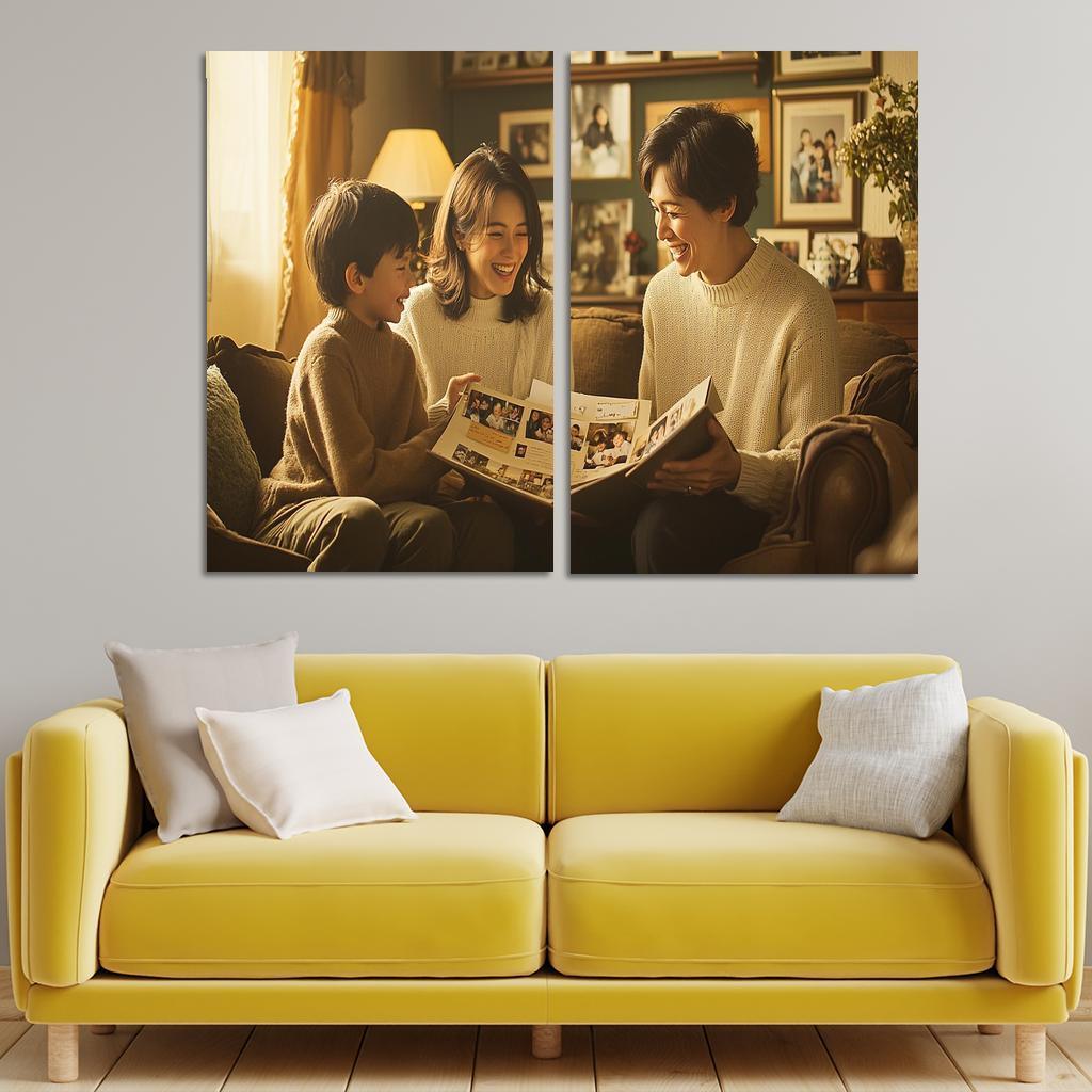 Through The Years A Mothers Journey Custom Paintings Frame