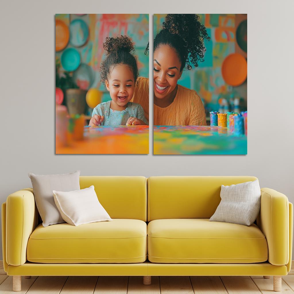 The Colors Of Love A Mother's Palette One-piece Frames