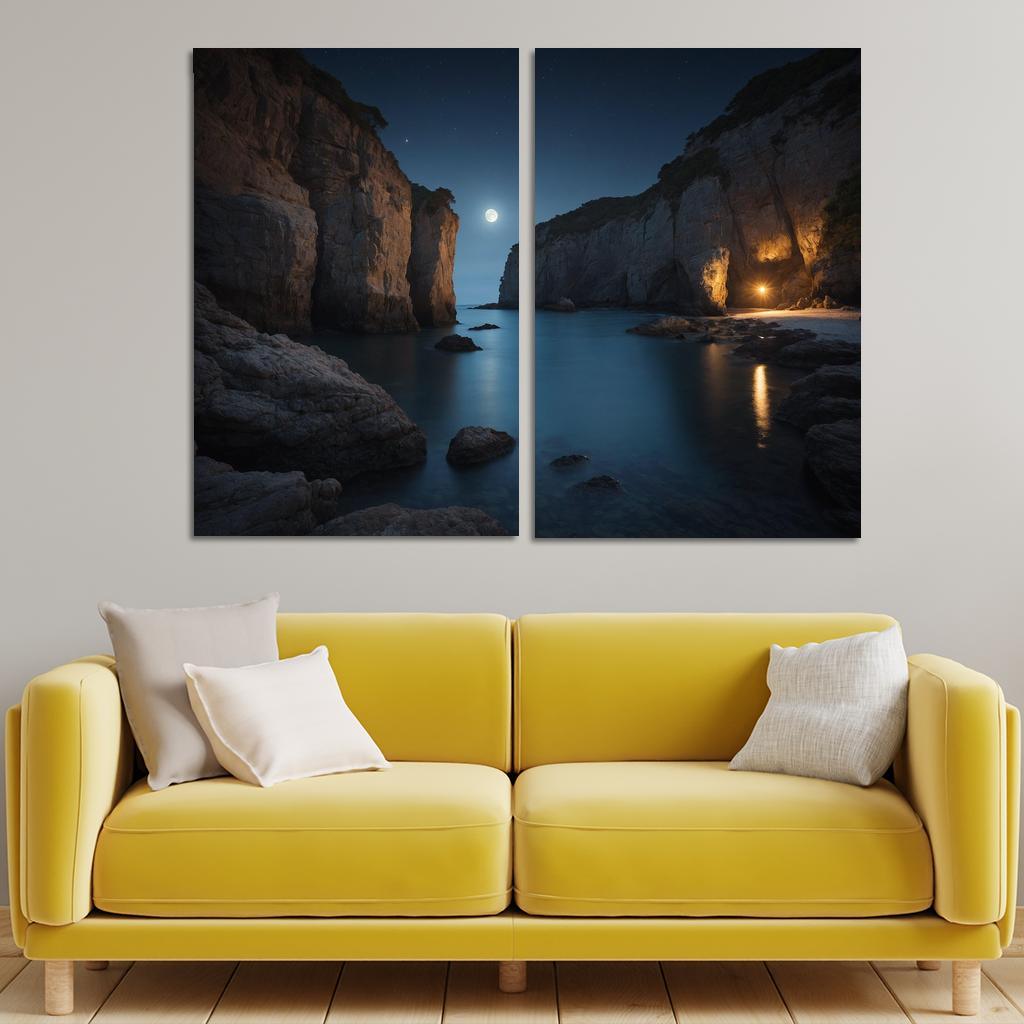 The Enchanted Coves Of Moonlit Waters Art Trends