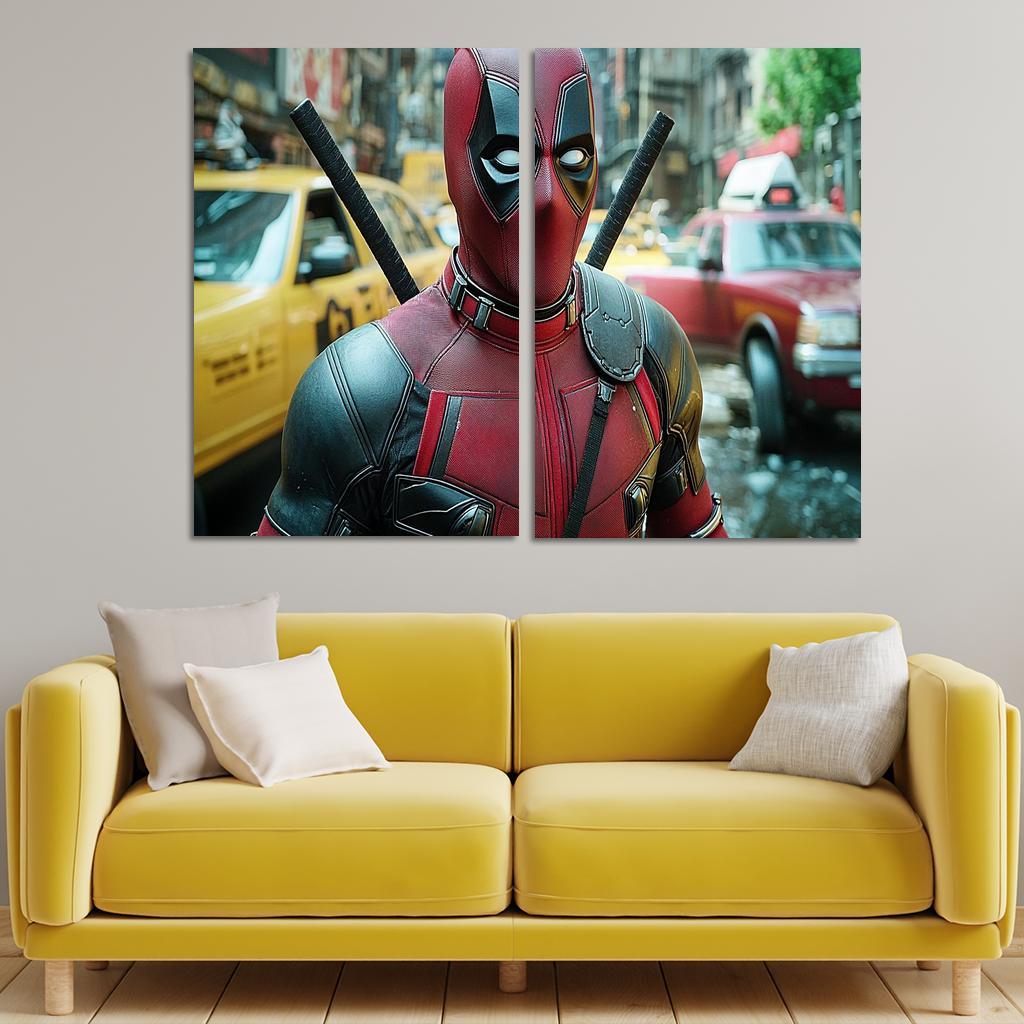 Ryan Reynolds The Merc With A Heart Of Gold Framed Paintings