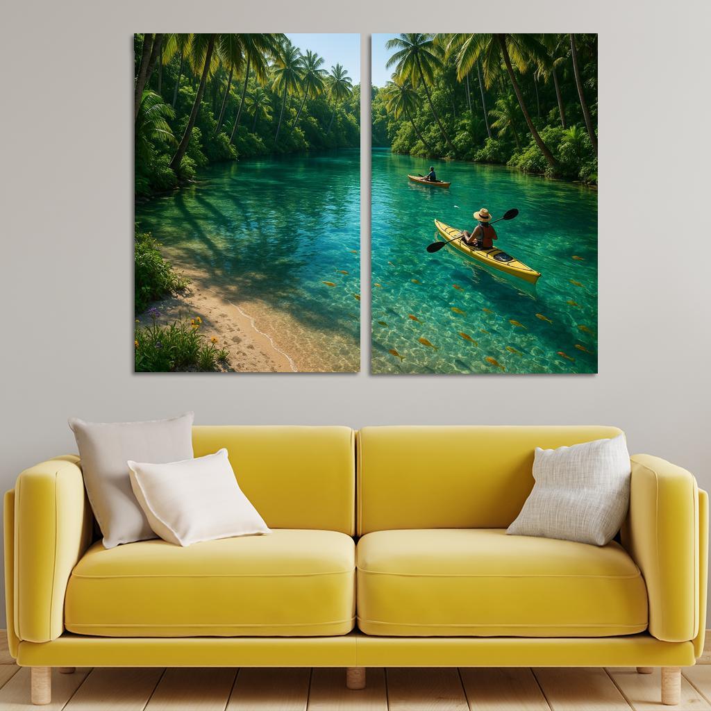 Crystal Lagoon Serene Escape For Nature Lovers One-piece Frames