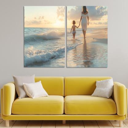 Embracing Change A Mothers Support Through Transitions Canvas Paintings Frame