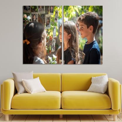 Hearts United The Bond Of Motherhood Custom Paintings Frame