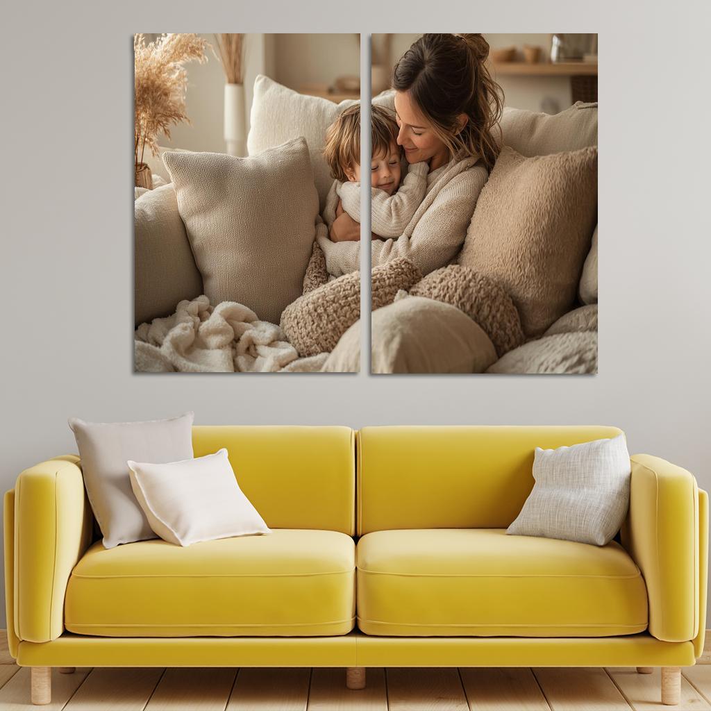 Cocoon Of Comfort A Mothers Safe Haven Custom Paintings Frame