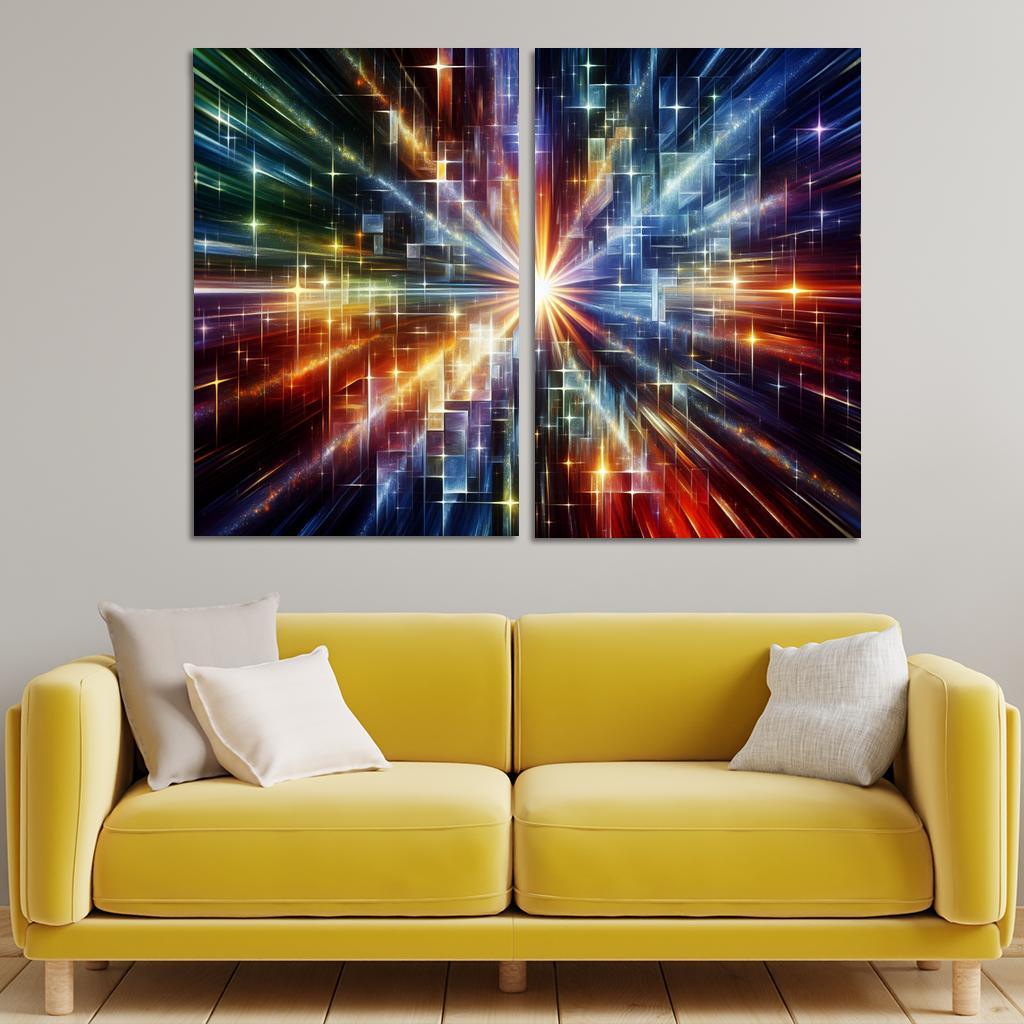 Fragments Of Light Premium Artwork Frames