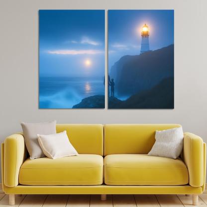 The Lighthouse Of Love Guiding Through Storms One-piece Frames
