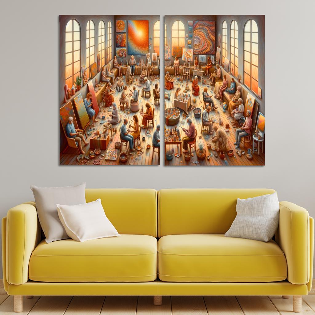 Healing Through Creativity The Power Of Art Therapy Custom Paintings Frame