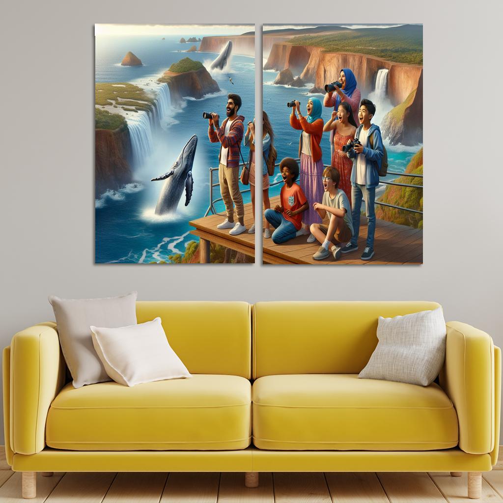 Whale Watching Point Nature's Majestic Show Art Trends