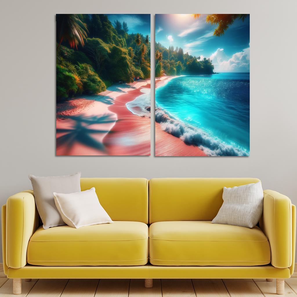 Hidden Oasis Tranquil Waters And Lush Landscapes Premium Artwork Frames