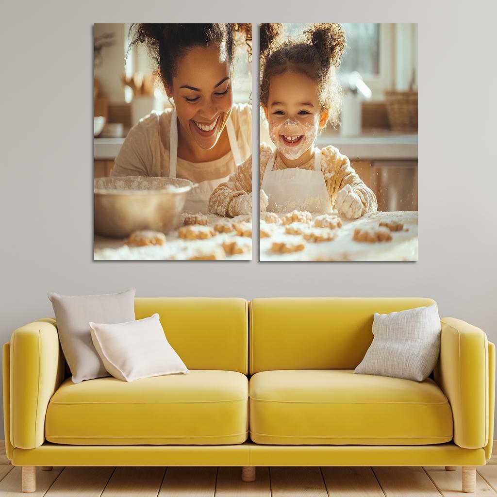 The Beauty Of Small Moments A Mothers Care Custom Paintings Frame