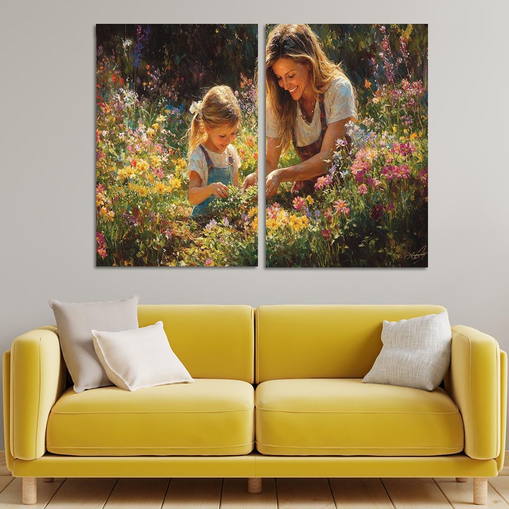 The Garden Of Love Nurtured By A Mother's Hands One-piece Frames