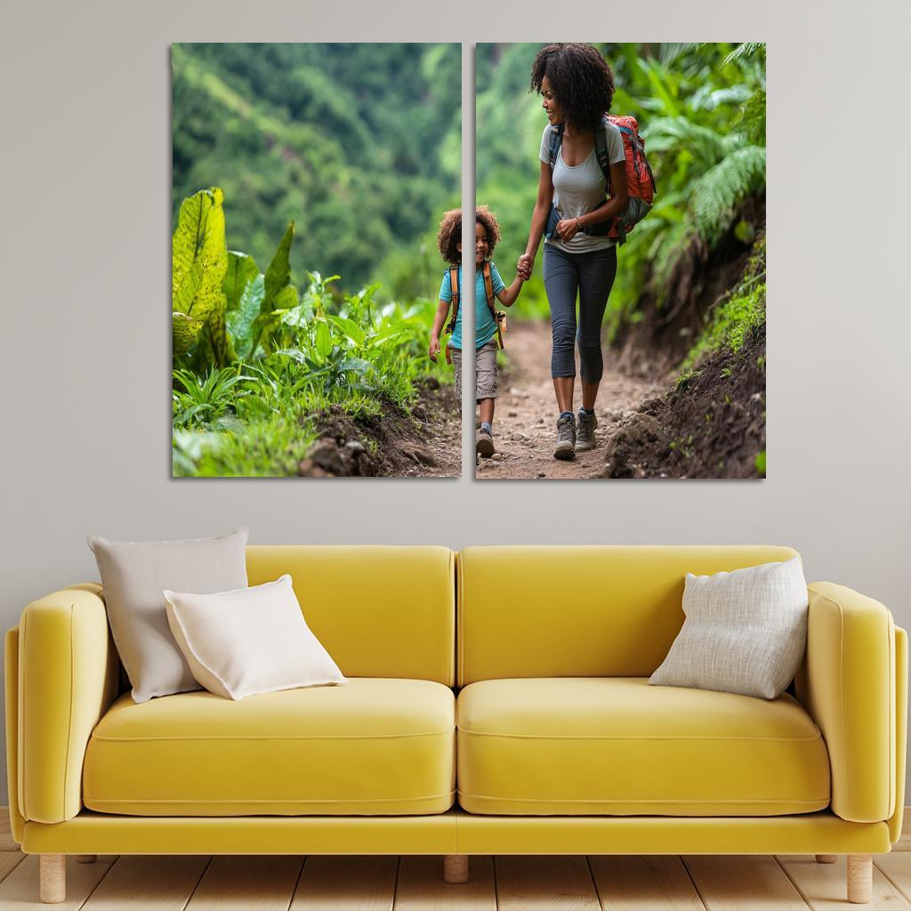 The Journey Of Love A Mothers Unwavering Support Canvas Paintings Frame
