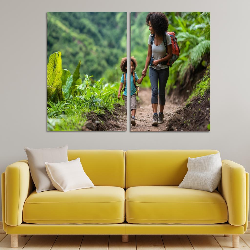 The Journey Of Love A Mothers Unwavering Support Canvas Paintings Frame