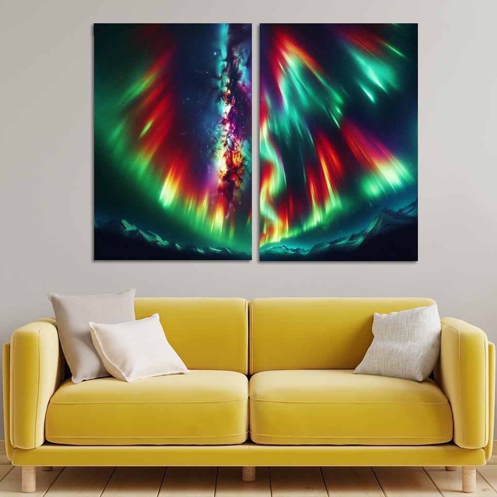 The Dance Of The Solar Wind And Magnetic Fields Abstract Paintings Frame