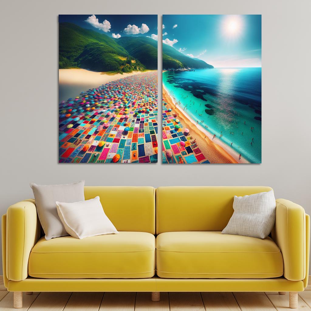 Emerald Isle A Slice Of Paradise Custom Paintings Frame