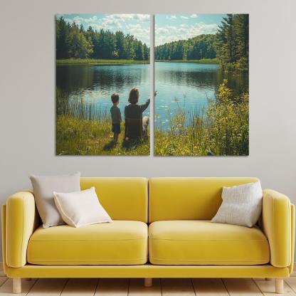 Navigating Life A Mothers Steady Compass Canvas Paintings Frame